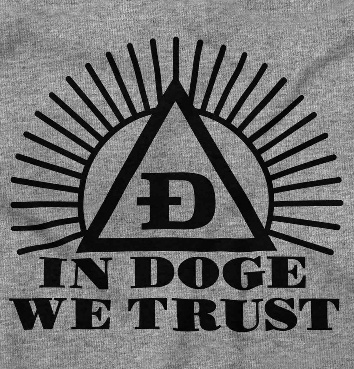 Funny Crypto Humor In Doge We Trust Joke Graphic T Shirts for Women T-Shirts