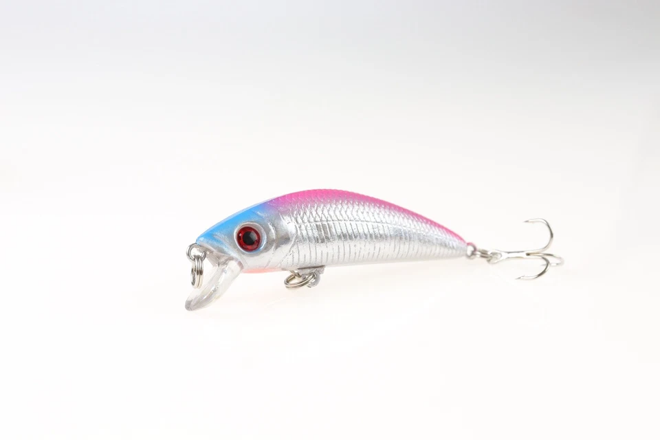 Minnow VIPER - 70 mm - 8 gr - Sinking - Argento/Rosa - FR668 - Immagine 2 di 4