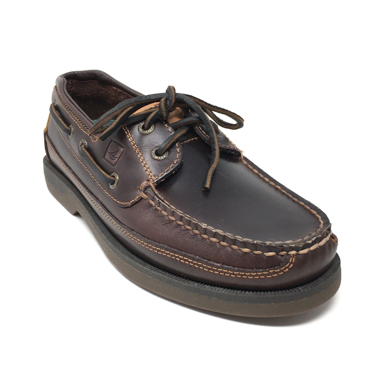 Boat Shoes Size 7 Brown Leather 