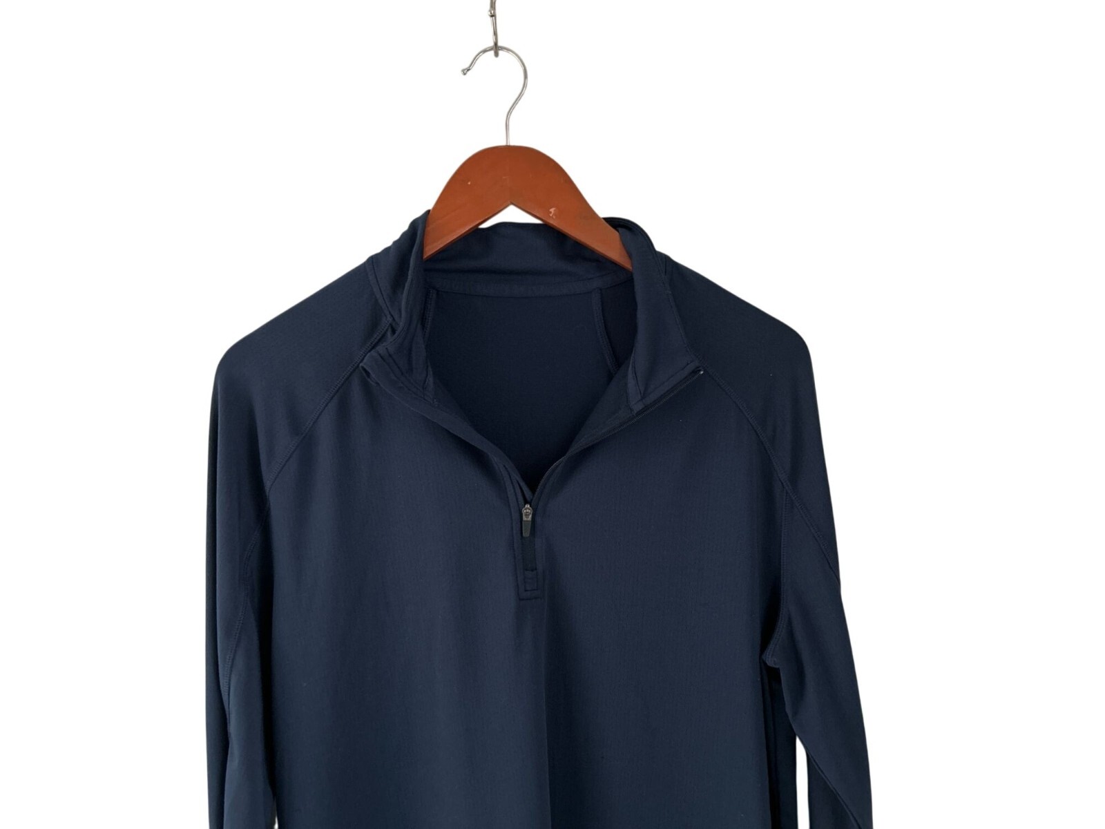 RHONE Performance 1/4 Zip Pullover Heather Blue UPF50+ sun protection