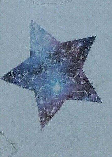 GAP Girl's T-Shirt Leggings Blue Purple SIZE XS/4-5-Stars Constellations NEW - Picture 2 of 6