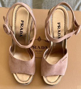 prada espadrille wedge