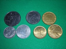 ITALIA SERIE MONETE ANNO 1980 IN LIRE 5-10-20-50-100-200 LIRE + 200 FAO