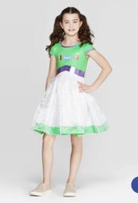 Disney Pixar BUZZ LIGHTYEAR Toy Story Costume Themed Dress Girl's Size 6/6X S 