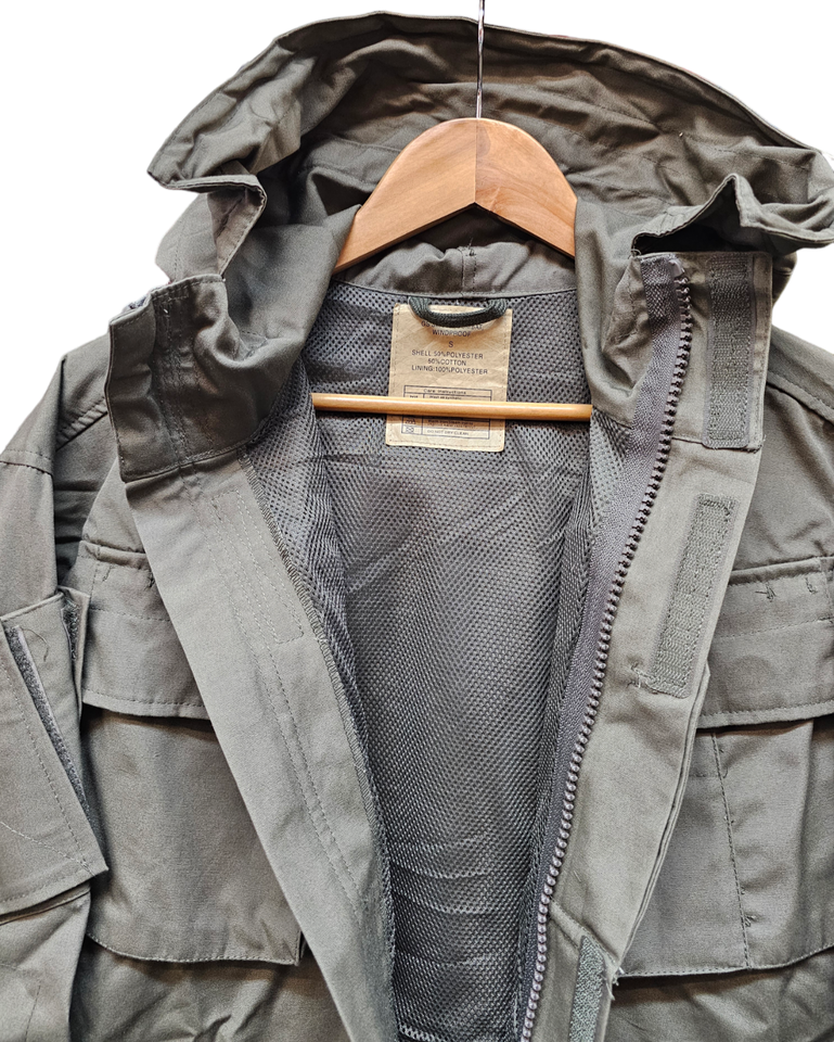 Giacca A Cappuccio Antivento Smock Woodland Camo Modello Anni '90 - Foto 12