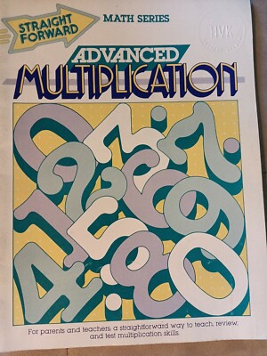Advanced Multiplication With Answer Key Straight Forward Math Series Educational
