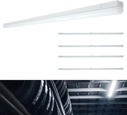 Satco 65-702 - 8 Ft LED Linear Strip - Watt & CCT Selectable (1, 2 or 4 Pack) - Picture 12 of 12