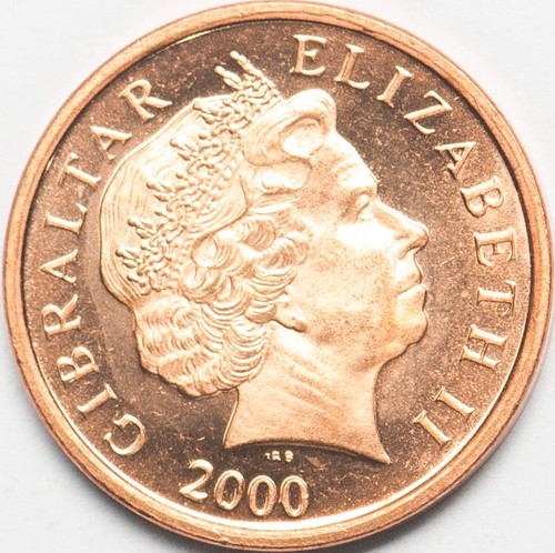 Gibraltar 1 penny 2000 Partridge UNC (#5810) - Picture 2 of 2