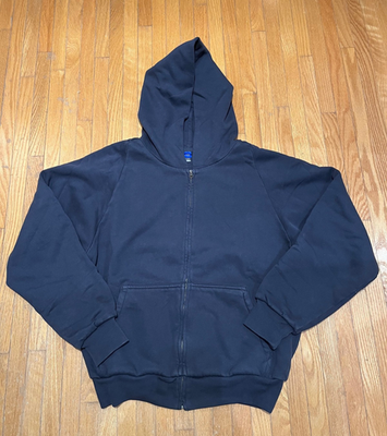 Yeezy Gap Zip Up Hoodie Navy XS | eBay
