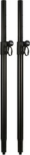 On-Stage Stands SS7746 Adjustable Speaker Pole 2-Pack Bundle