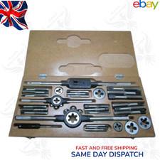 BSW WHITWORTH TAP AND DIE SET 1/4" -3/4" WITH DIE STOCKS AND TAP WRENCH 