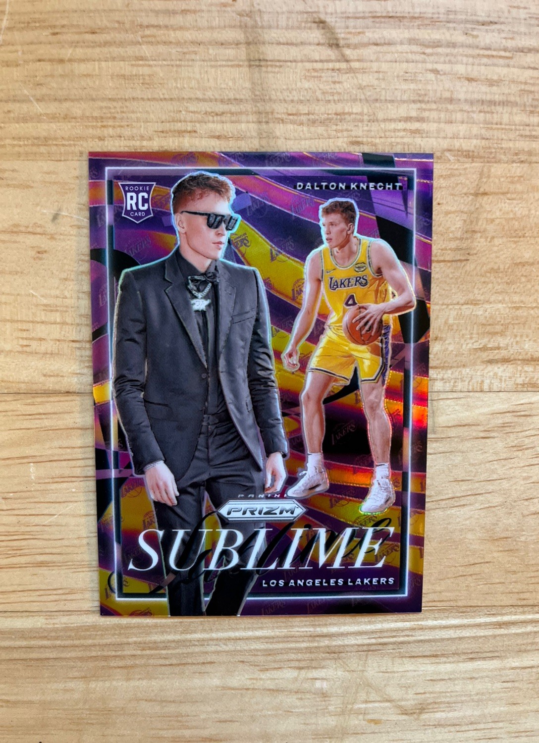 Dalton Knecht 2024 Panini Sublime Prizm RC Case Hit SSP