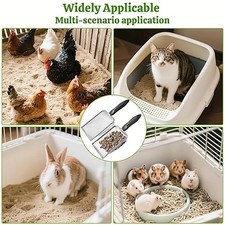 Cat Litter Scooper Metal Scoop Sifter Deep Shovel Cleaner Tool for Cleaning Box