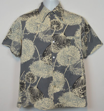 Tori Richard Hawaiian Vintage Floral Shirt Mens L 1970 Short Sleeve Button Up