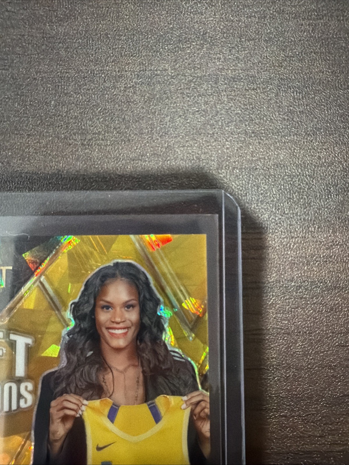 2024 Select WNBA Kalani Brown Draft Selections GOLD PRIZM AUTO #07/10 view 3