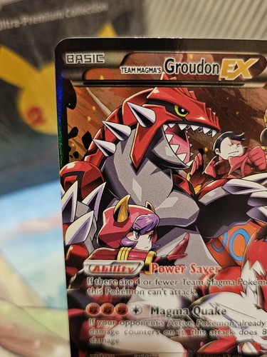 Pokémon TCG Team Magma's Groudon-EX Holofoil Karte 15/34 Double Crisis EX/NM - Bild 3 von 18