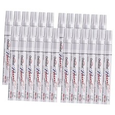 Paint Pens Permanent Markers 24 Pcs, Oil Based Paint Markers Set, Quick White