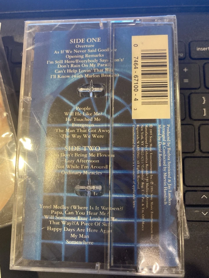 The Concert Highlights Barbra Streisand (Cassette, 1994) New & SEALED - Image 3 of 4