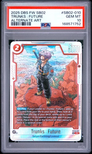 2025 Trunks : Future [Alternate Art] #SB02-010