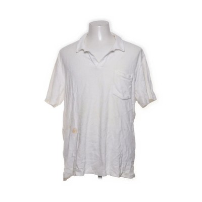 A Day's March, Poloshirt, Größe: XL, Weiß, Bio-Baumwolle, Einfarbig, Herren #zXu