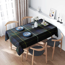 Mantel Impermeable Escocés Cuadros Mesa de Comedor Cubierta Rústica Granja Cocina