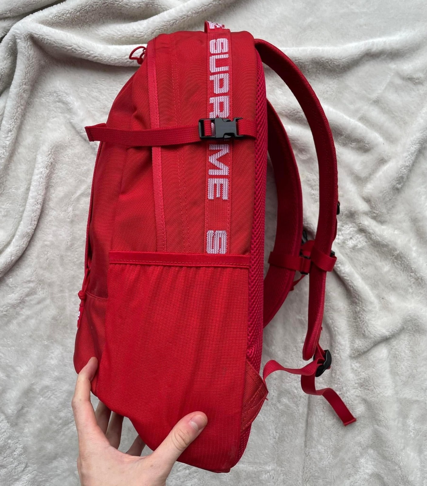 Supreme Red SS18 Backpack - Authentic - image 2