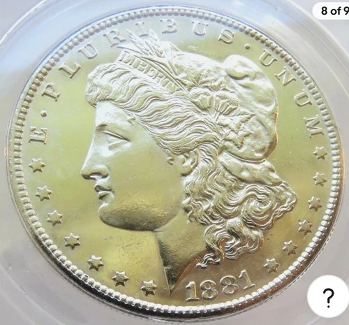 1881-S Morgan Dollar 90% Silver Dollar Uncirculated High Grade