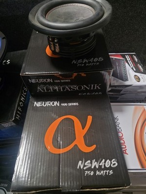 Alphasonik Nsw408 8'' Dual 4 Ohm Subwoofer