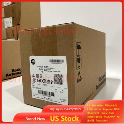 New Sealed AB 22B-D2P3N104 PowerFlex 40 0.75 kW 1 HP AC Drive DHL fast delivery