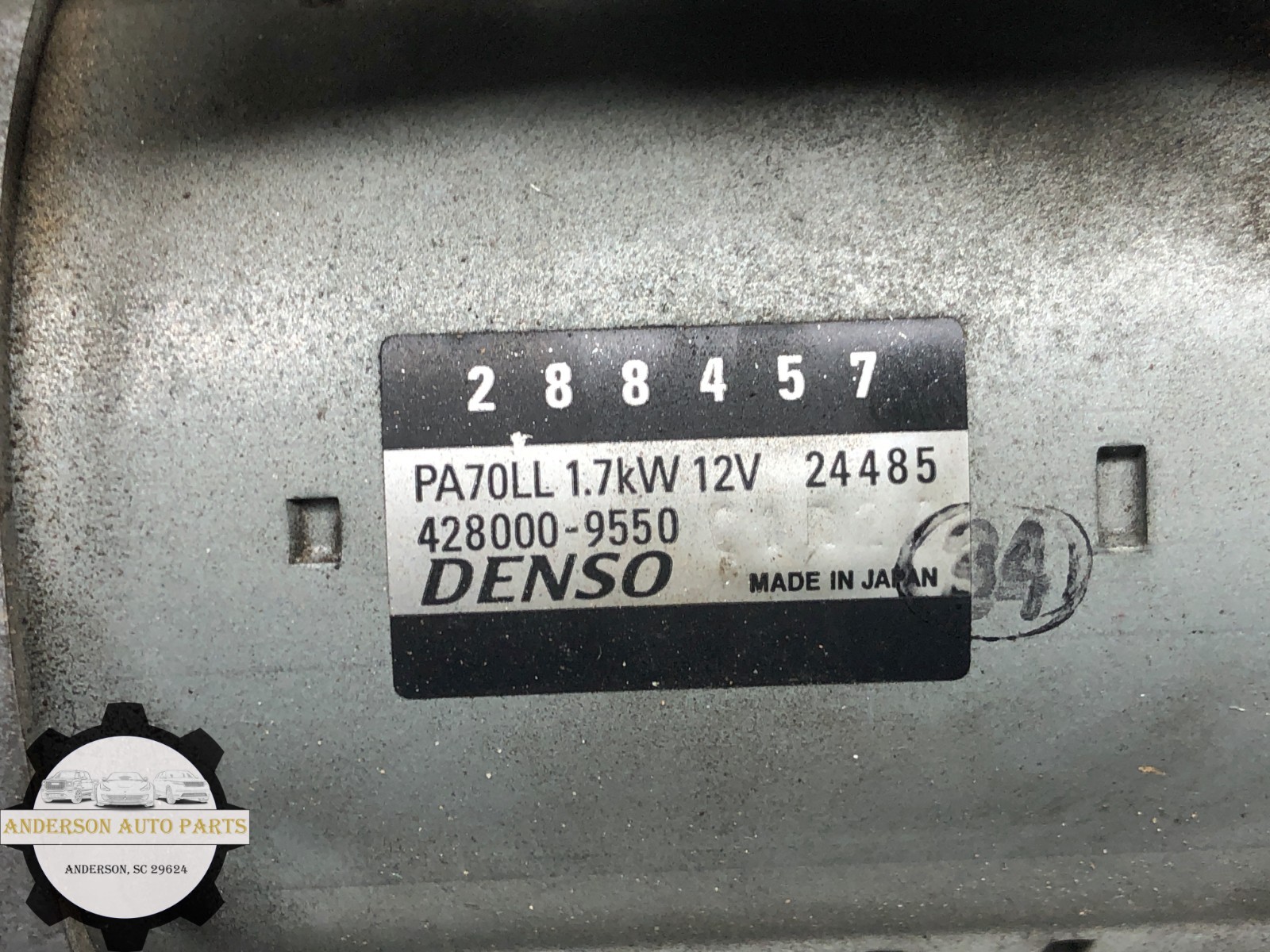 2014-2020 MASERATI QUATTROPORTE 3.0L V6 ENGINE STARTER MOTOR OEM