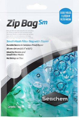 Seachem Zip Media Bag Small Mesh 12.5'' x 5.5''