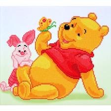 Diamond Dotz Pooh with Piglet - Diamond Painting Kit - 12.6 - 14.17 in