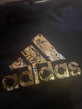 adidas x Originals Trefoil BOS Shirt Black - Gold Logo Men's Size 4XL NWT