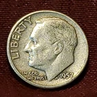 1957-D Roosevelt Dime 90% Silver Free Shipping