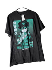 Izuku Midoriya Deku T-Shirt My Hero Academia Crunchyroll Anime Shirt LARGE