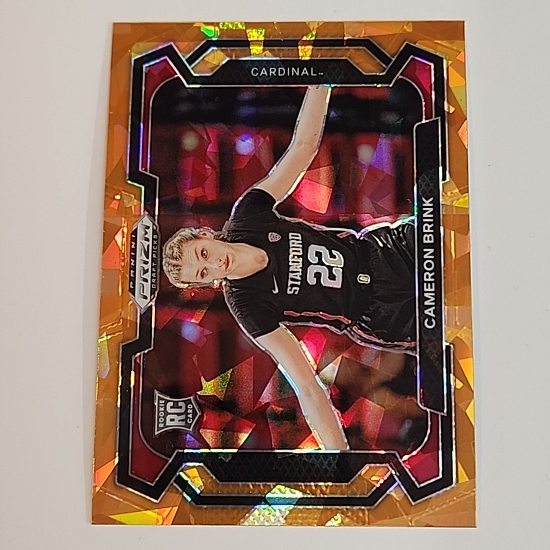 2024-25 Panini Prizm Draft Picks - Cameron Brink #89 Orange Ice Prizm Variations