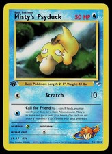 Pokemon Card - Misty's Psyduck Gym Heroes 54/132 1st Edition Uncommon on eBay