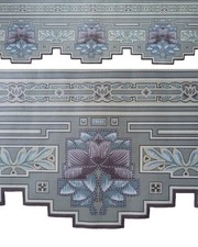 X3 1990s Vintage Imperial Wallpaper Borders 80s Traditional Art Deco Nouveau 