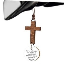 Cross For Car Mirror Hanging, Christian Gifts for Women Men, Christian Car