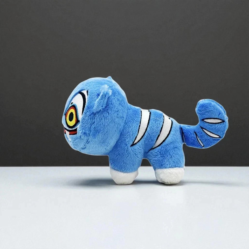 Derpy Tiger Plush Toy Funny Stuffed Animal Cute Gift for Kids & Collectors