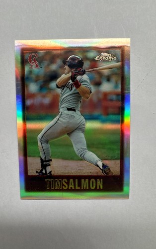Tim Salmon #107 1997 Topps Chrome card