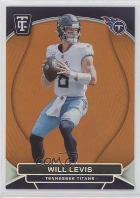 2024 Panini Totally Certified Mirror Platinum Orange /99 Will Levis #91 1w1b