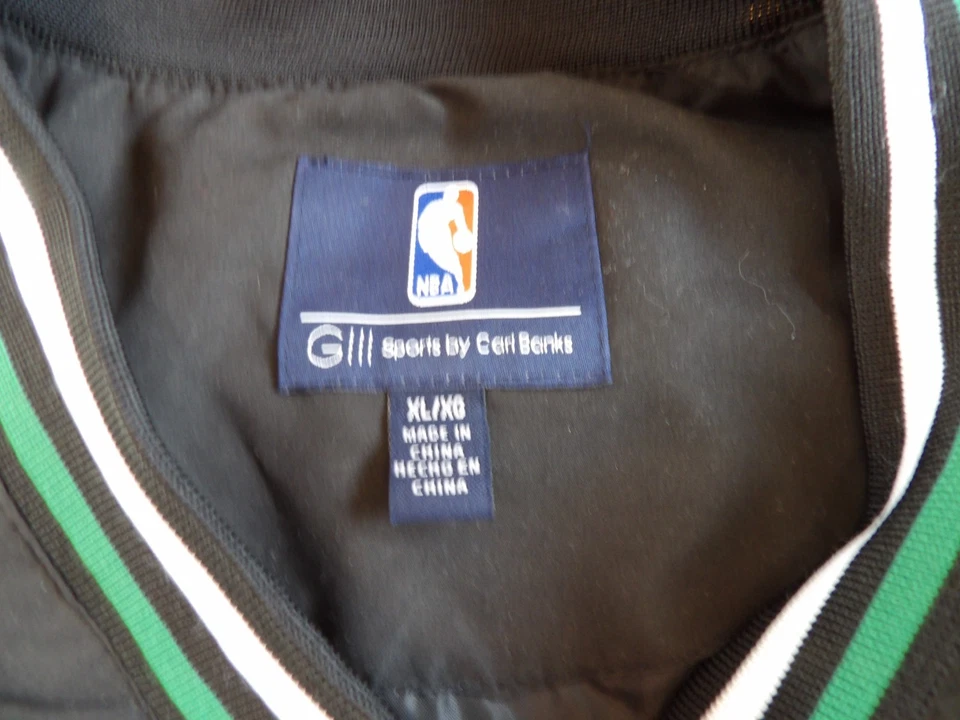 CHAQUETA JERSEY NEGRA VINTAGE G-III NBA BOSTON CELTICS TALLA XL Foto 3 de 4