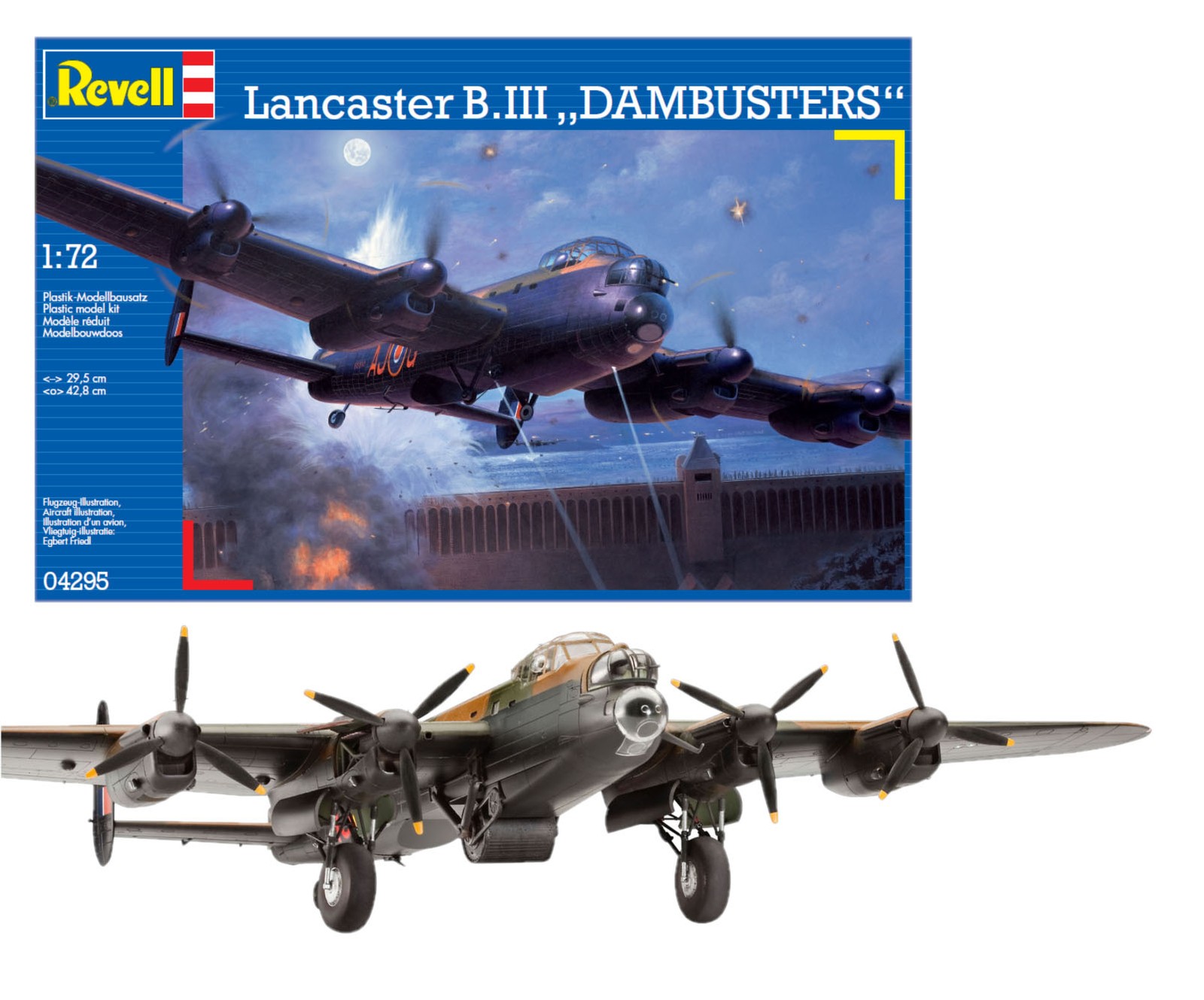 Revell 04295 Avro Lancaster B.III 617 Squadron The Dambusters Plastic Kit