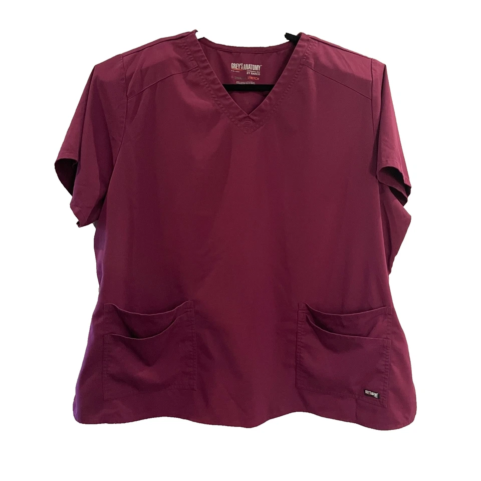 Lote de 2 tops exfoliantes para mujer 4X Fabletics negro + ciruela Anatomía gris Foto 4 de 4