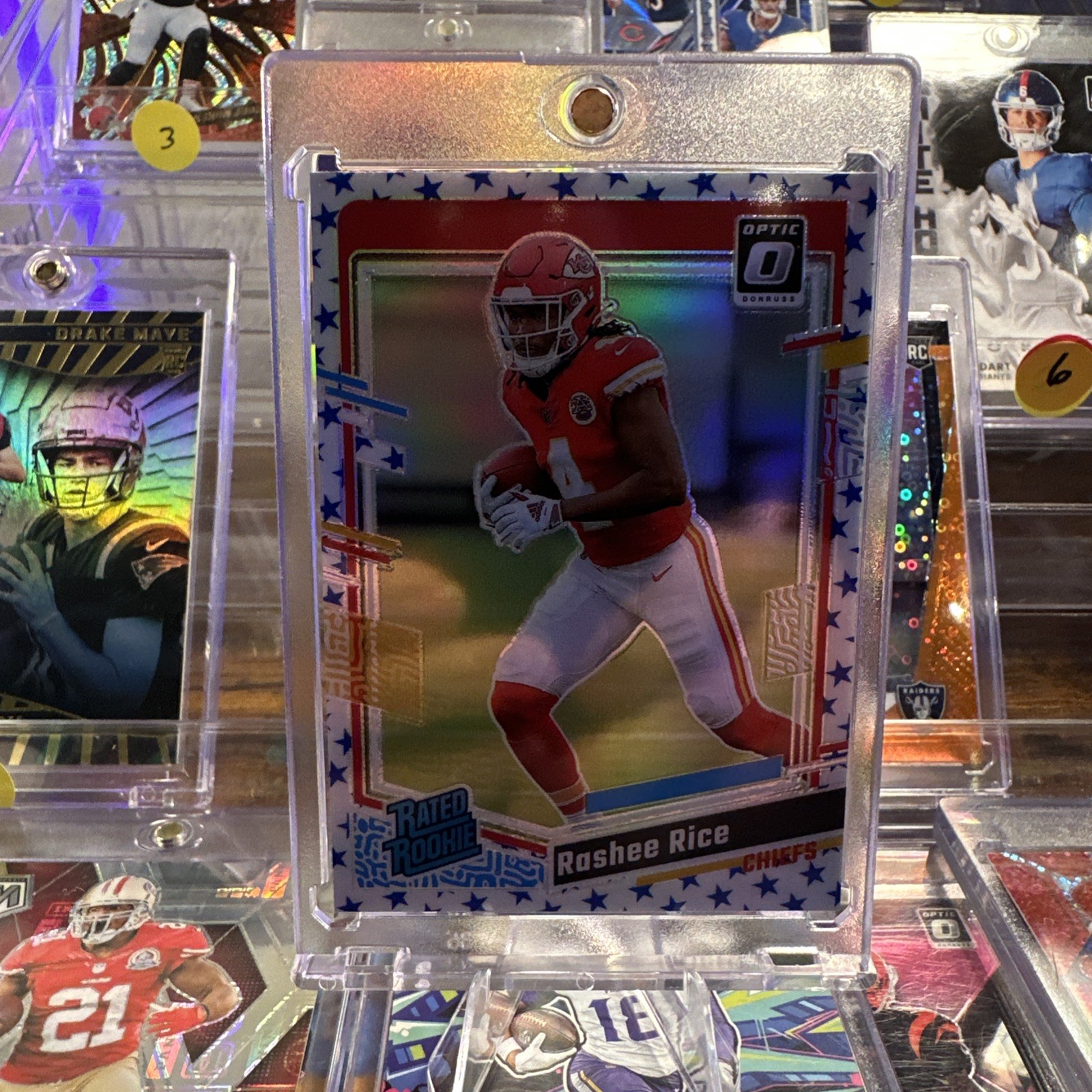 2023 Panini Donruss Optic - Rated Rookie Rashee Rice #257 Stars Prizm (RC)