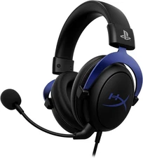 HyperX Cloud - Wired Gaming Noise Cancelling Headset for PS5 & PS4 - Black/Blue