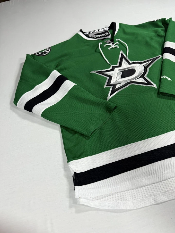 *FLAW* Dallas Stars NHL Hockey Jersey Size XL Reebok *SMALL STAINS* - Image 3 of 4