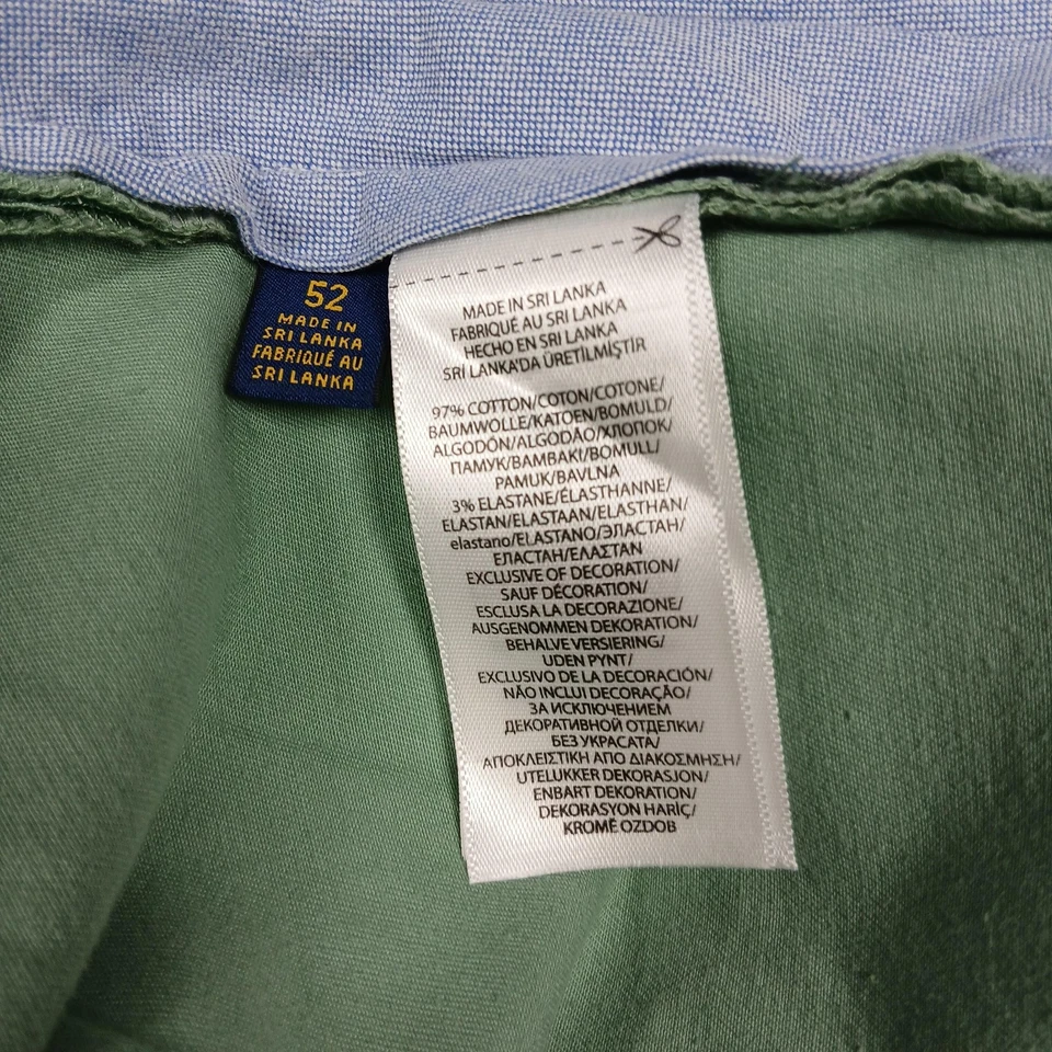 Шорты мужские Polo Ralph Lauren 52 мятно-зеленые эластичные классический крой Polo Chino - Изображение 4 из 4