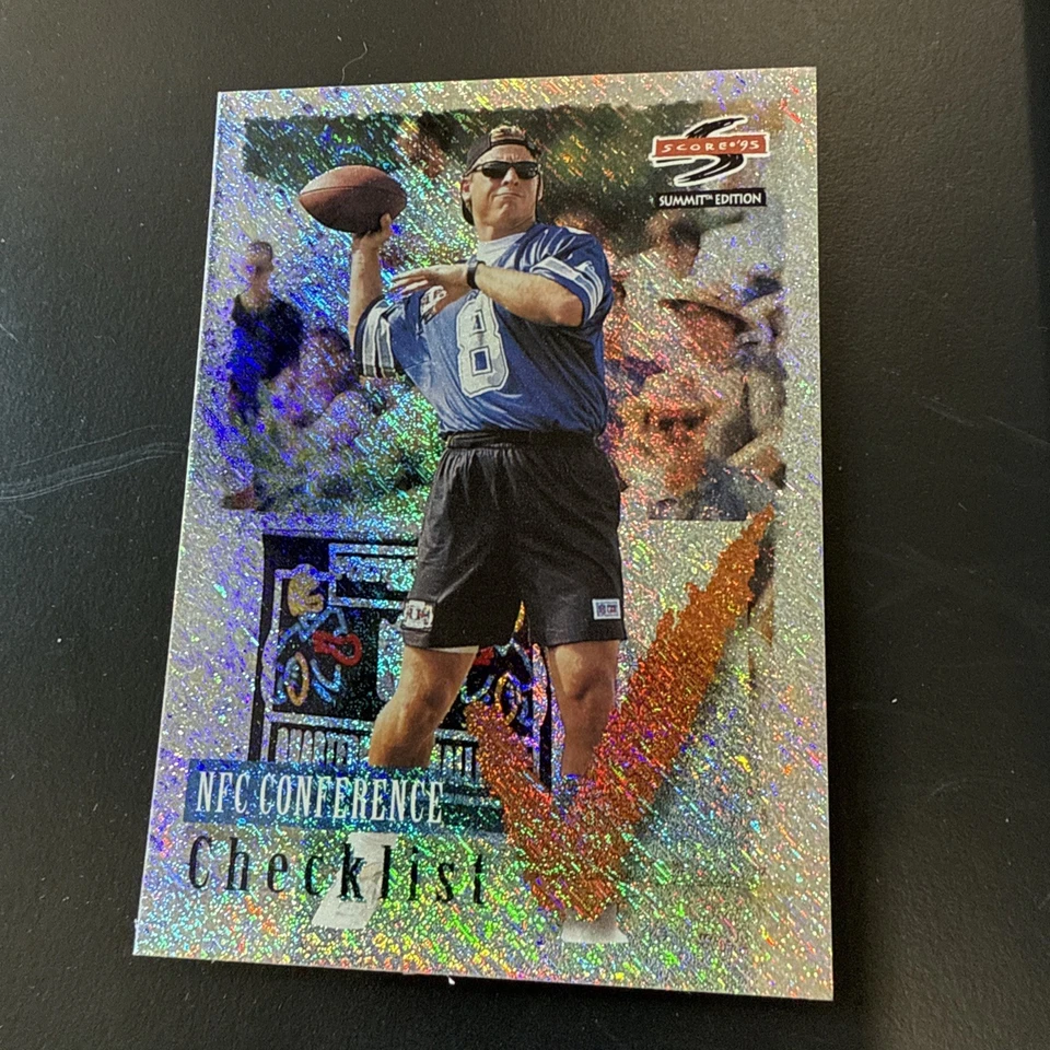 1995 Score Summit Checklist Troy Aikman #198 Dallas Cowboys Excellent Condition - Image 2 of 4